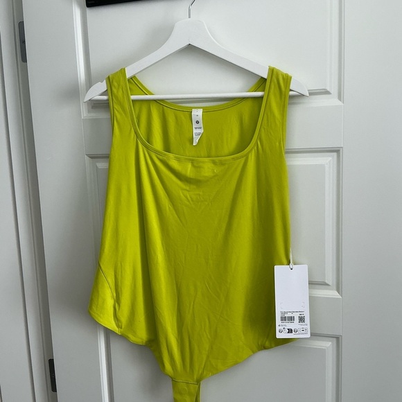 Lululemon Athletica Wunder Most Neon Yellow Bodysuit - Picture 2 of 5